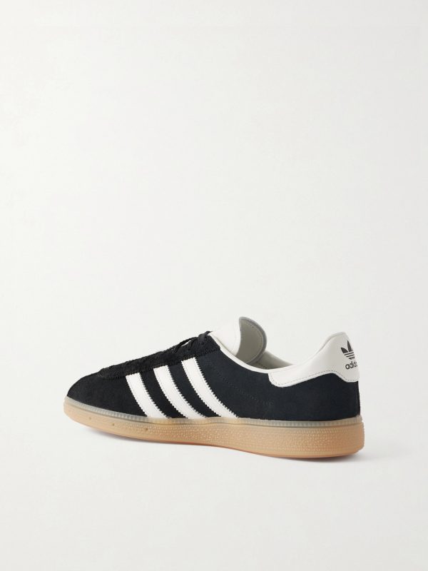 Muenchen Leather-Trimmed Suede Sneakers - BK Muenchen Leather-Trimmed Suede Sneakers - BK
