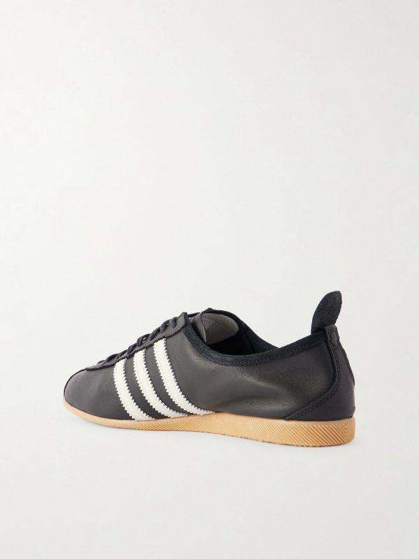 Japan Suede-Trimmed Leather Sneakers - BK Japan Suede-Trimmed Leather Sneakers - BK