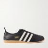 Japan Suede-Trimmed Leather Sneakers Japan Suede-Trimmed Leather Sneakers