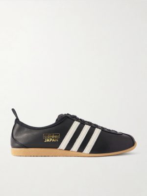 Japan Suede-Trimmed Leather Sneakers Japan Suede-Trimmed Leather Sneakers