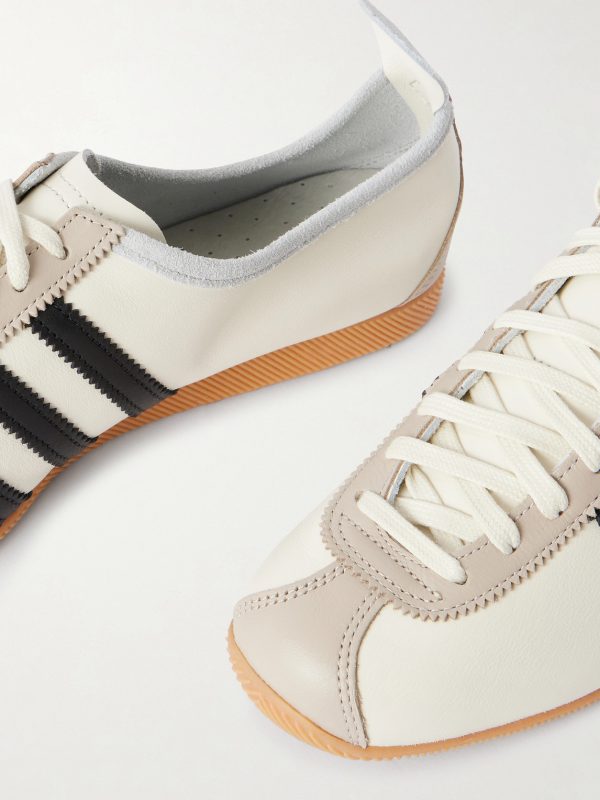 Japan Suede-Trimmed Leather Sneakers - CU Japan Suede-Trimmed Leather Sneakers - CU