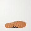 Japan Suede-Trimmed Leather Sneakers - E1 Japan Suede-Trimmed Leather Sneakers - E1
