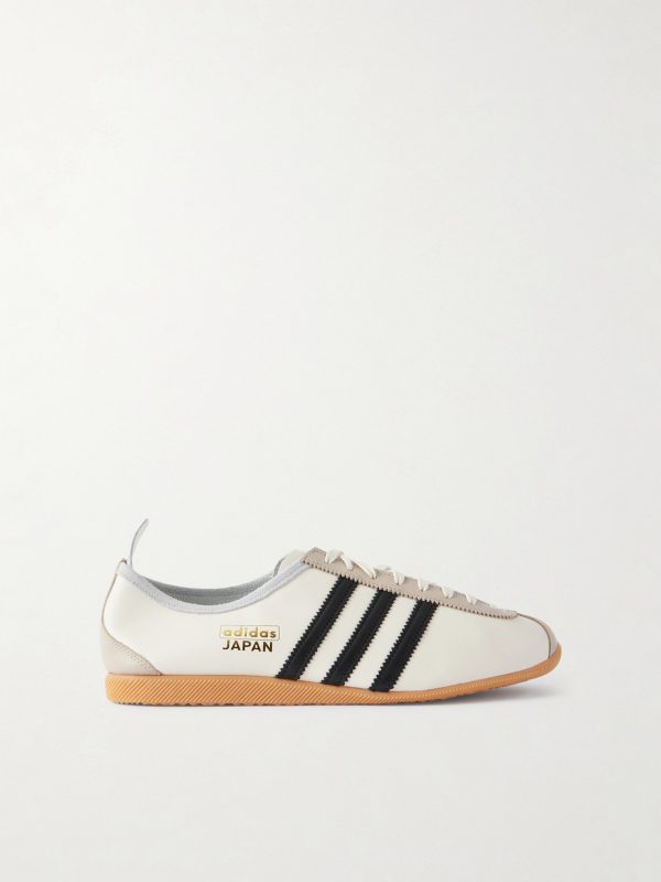 Japan Suede-Trimmed Leather Sneakers Japan Suede-Trimmed Leather Sneakers