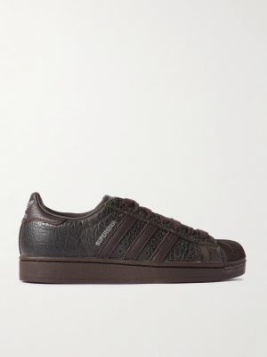 Superstar II Full-Grain Leather and Rubber Sneakers