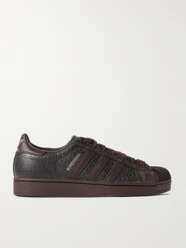 Superstar II Full-Grain Leather and Rubber Sneakers