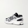 Adistar Control 5 Rubber-Trimmed Mesh Sneakers - BK