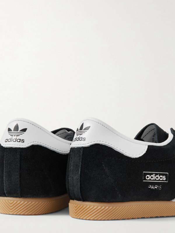 Paris Leather-Trimmed Suede Sneakers - CU
