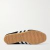 Paris Leather-Trimmed Suede Sneakers - E1