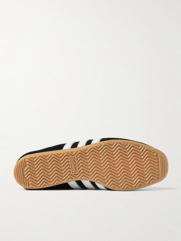 Paris Leather-Trimmed Suede Sneakers - E1
