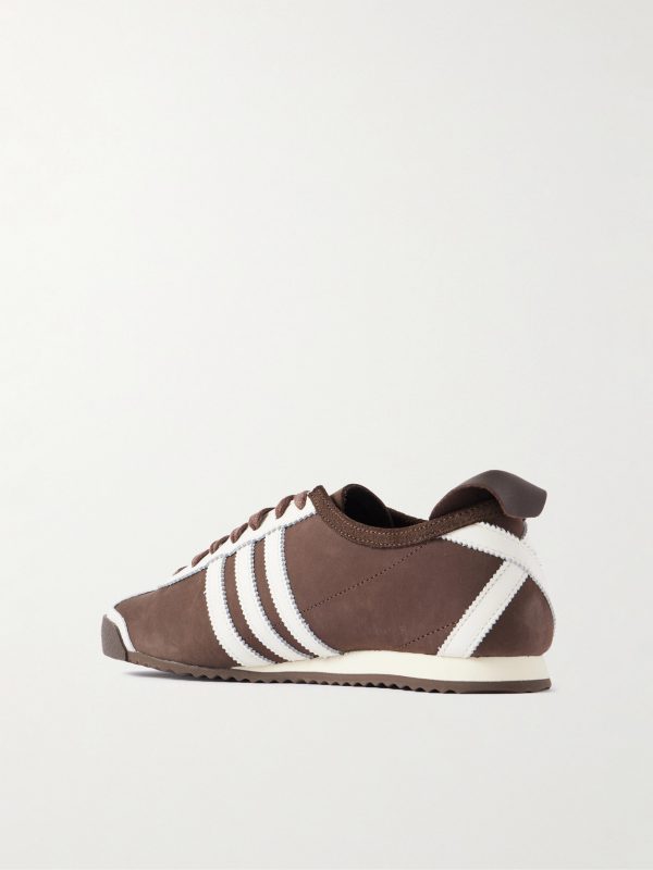 Italia 60s Leather-Trimmed Suede Sneakers - BK Italia 60s Leather-Trimmed Suede Sneakers - BK