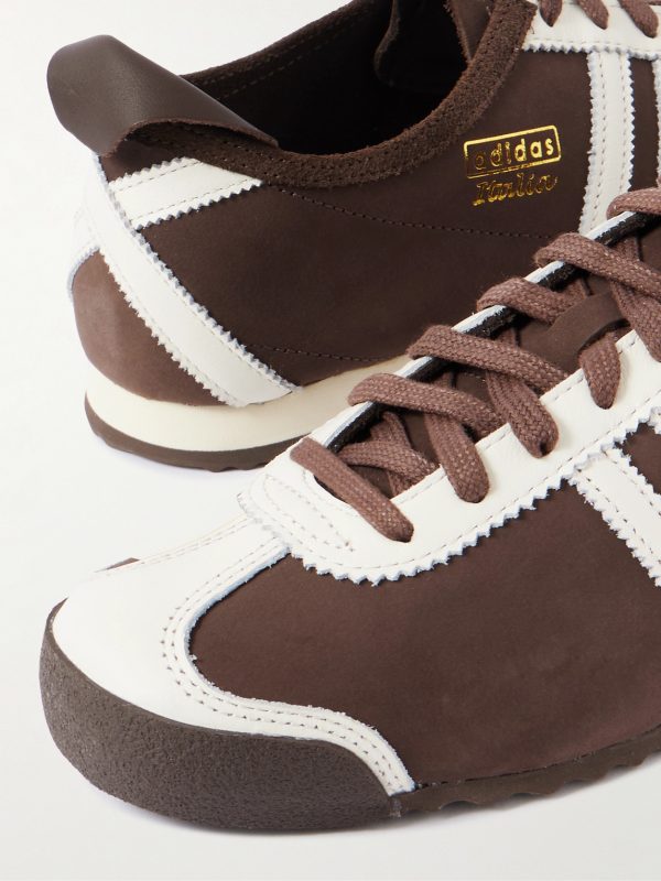 Italia 60s Leather-Trimmed Suede Sneakers - CU Italia 60s Leather-Trimmed Suede Sneakers - CU