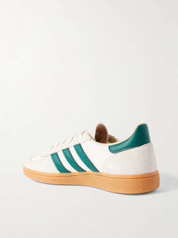 Handball Spezial Leather-Trimmed Suede and Mesh Sneakers - BK