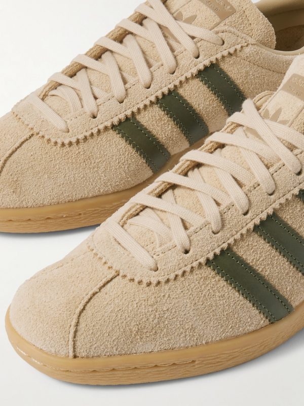 Tobacco Gruen Leather-Trimmed Suede Sneakers - CU Tobacco Gruen Leather-Trimmed Suede Sneakers - CU