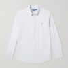 Button-Down Collar Logo-Embroidered Striped Cotton Oxford Shirt Button-Down Collar Logo-Embroidered Striped Cotton Oxford Shirt
