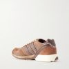 + Wales Bonner Leather-Trimmed Mesh Sneakers - BK