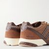 + Wales Bonner Leather-Trimmed Mesh Sneakers - CU