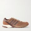 + Wales Bonner Leather-Trimmed Mesh Sneakers