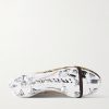 + Wales Bonner Predator Elite FT FG Snake-Effect Leather-Trimmed Coated Sneakers - E1