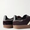 + Wales Bonner Leather-Trimmed Calf Hair Sneakers - CU + Wales Bonner Leather-Trimmed Calf Hair Sneakers - CU