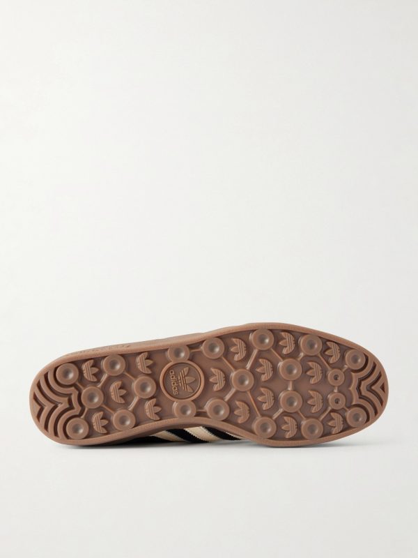 + Wales Bonner Leather-Trimmed Calf Hair Sneakers - E1 + Wales Bonner Leather-Trimmed Calf Hair Sneakers - E1