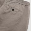 Straight-Leg Cotton and Linen-Blend Twill Drawstring Trousers - CU