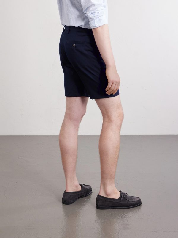 Cotton-Canvas Bermuda Shorts - BK Cotton-Canvas Bermuda Shorts - BK