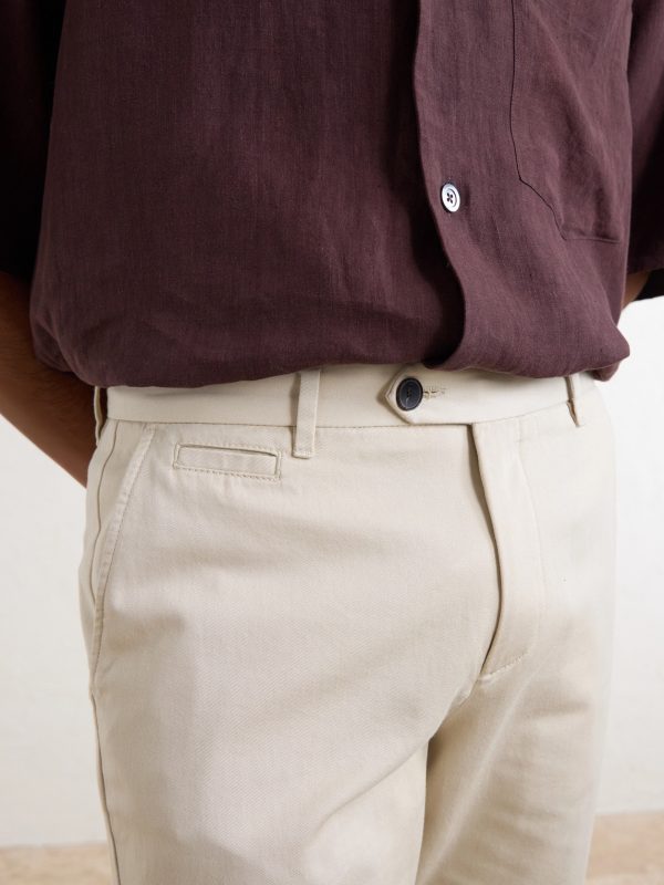 Samuel Straight-Leg Organic Cotton Chinos - CU Samuel Straight-Leg Organic Cotton Chinos - CU