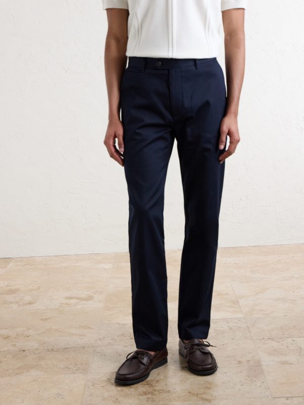 Samuel Straight-Leg Organic Cotton Chinos - FR Samuel Straight-Leg Organic Cotton Chinos - FR