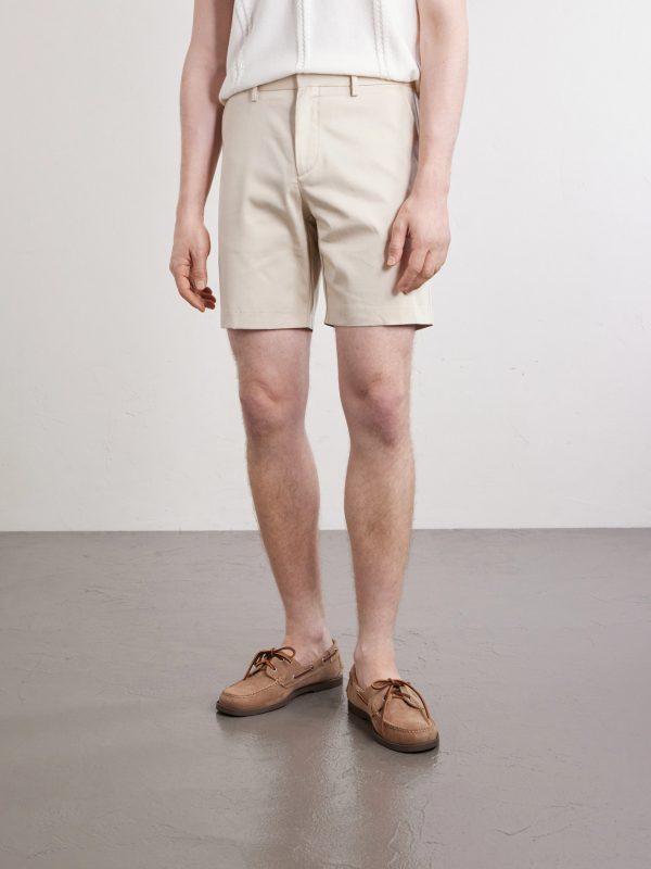 Straight-Leg Cotton-Canvas Bermuda Shorts - FR Straight-Leg Cotton-Canvas Bermuda Shorts - FR