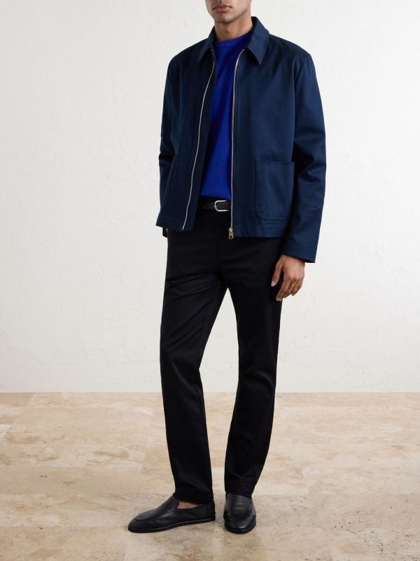 Samuel Straight-Leg Organic Cotton Chinos - OU Samuel Straight-Leg Organic Cotton Chinos - OU