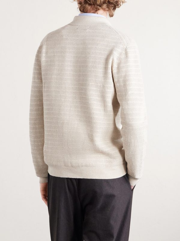 Gustav Organic Cotton Zip-Up Cardigan - BK Gustav Organic Cotton Zip-Up Cardigan - BK