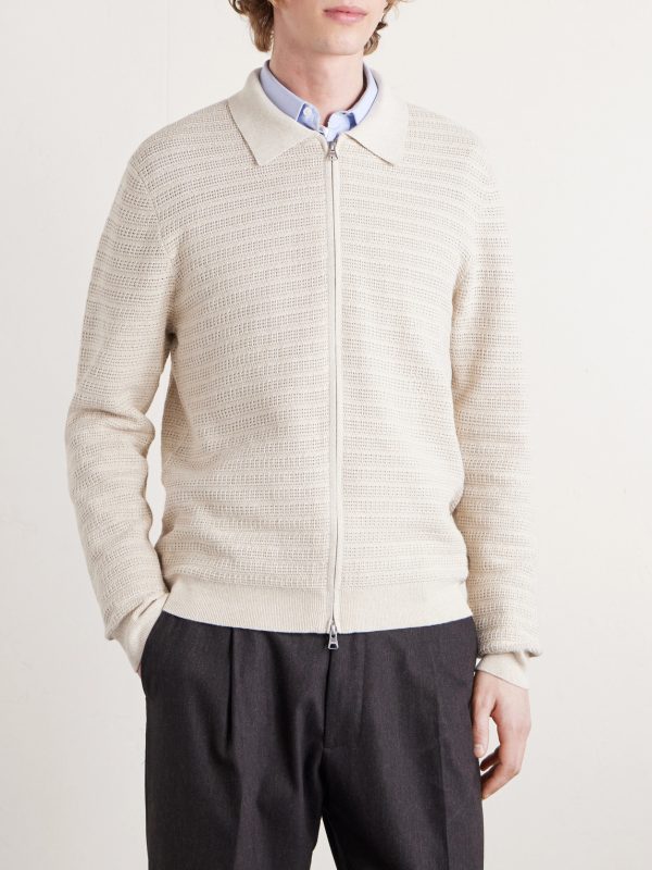 Gustav Organic Cotton Zip-Up Cardigan - FR Gustav Organic Cotton Zip-Up Cardigan - FR