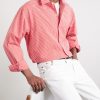 Reed 50057 Checked Organic Cotton-Blend Seersucker Shirt - CU Reed 50057 Checked Organic Cotton-Blend Seersucker Shirt - CU