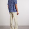 Ryan Flower 60019 Knitted Cotton Polo Shirt - BK