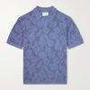 Ryan Flower 60019 Knitted Cotton Polo Shirt