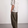 Ole 5396 Camp-Collar Printed Linen and Cotton-Blend Shirt - BK Ole 5396 Camp-Collar Printed Linen and Cotton-Blend Shirt - BK