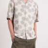 Ole 5396 Camp-Collar Printed Linen and Cotton-Blend Shirt - FR Ole 5396 Camp-Collar Printed Linen and Cotton-Blend Shirt - FR