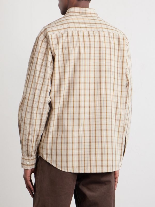 Deon 50035 Checked Organic Cotton-Poplin Shirt - BK Deon 50035 Checked Organic Cotton-Poplin Shirt - BK