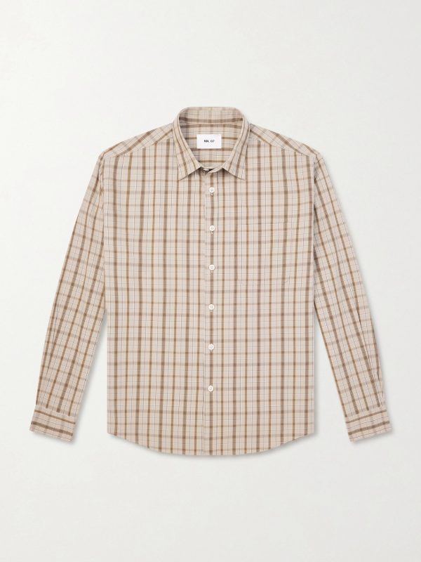 Deon 50035 Checked Organic Cotton-Poplin Shirt Deon 50035 Checked Organic Cotton-Poplin Shirt