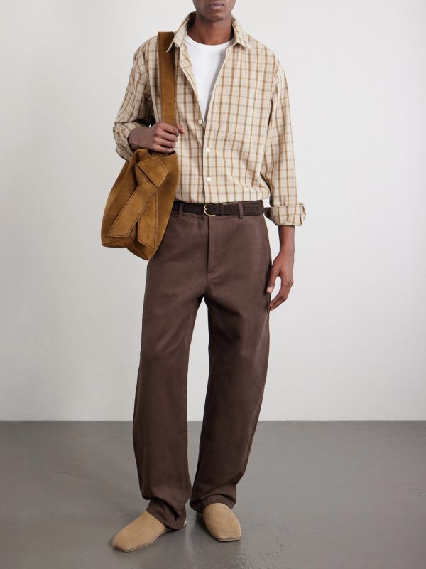 Deon 50035 Checked Organic Cotton-Poplin Shirt - OU Deon 50035 Checked Organic Cotton-Poplin Shirt - OU