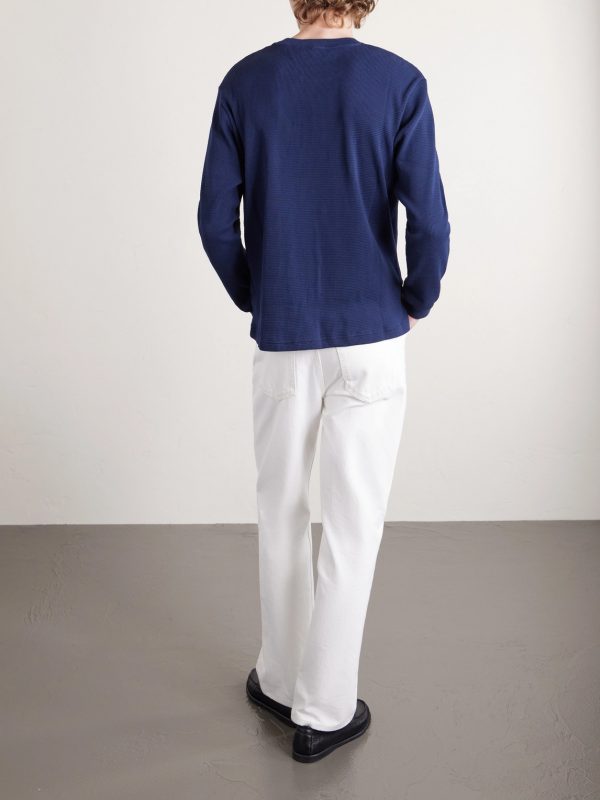 Jett 30035 Waffle-Knit Organic Cotton Sweater - BK Jett 30035 Waffle-Knit Organic Cotton Sweater - BK