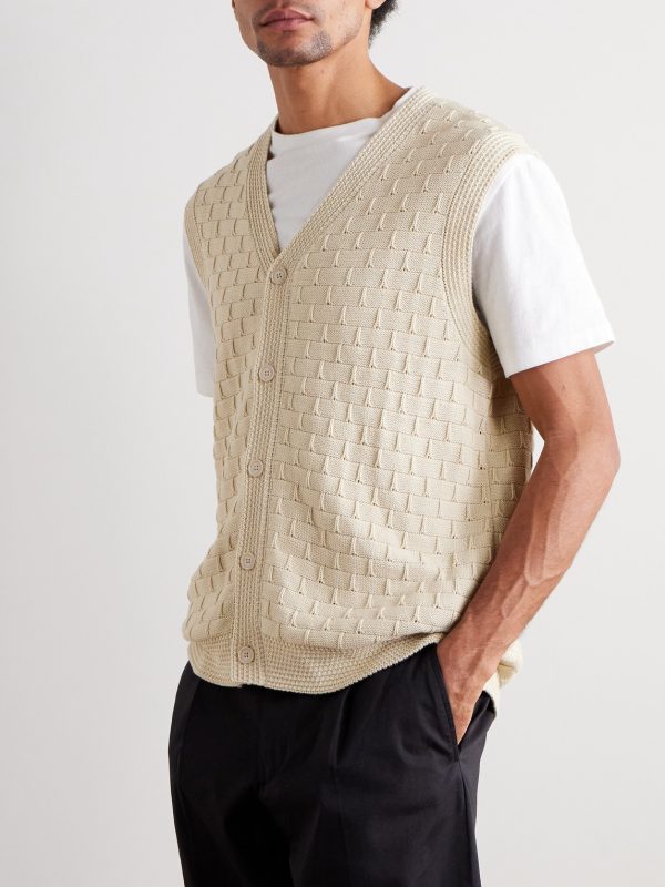 Reece 6600 Pointelle-Knit Organic Cotton Vest - FR