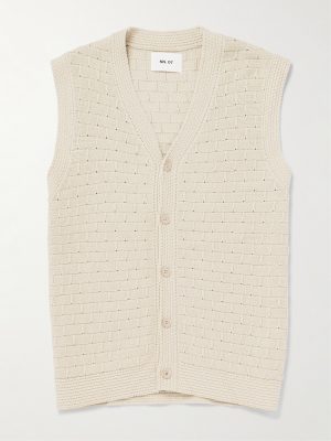 Reece 6600 Pointelle-Knit Organic Cotton Vest