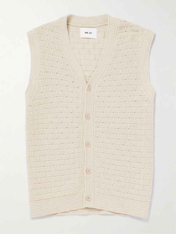 Reece 6600 Pointelle-Knit Organic Cotton Vest