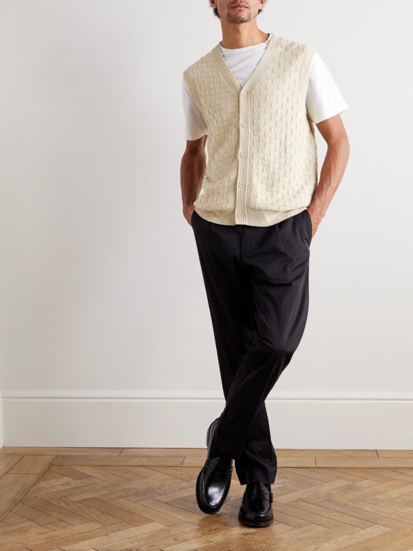 Reece 6600 Pointelle-Knit Organic Cotton Vest - OU