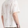 Ben 50049 Camp-Collar Embroidered Organic Cotton-Poplin Shirt - BK Ben 50049 Camp-Collar Embroidered Organic Cotton-Poplin Shirt - BK