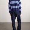 David 30043 Striped Organic Cotton Polo Shirt - BK David 30043 Striped Organic Cotton Polo Shirt - BK