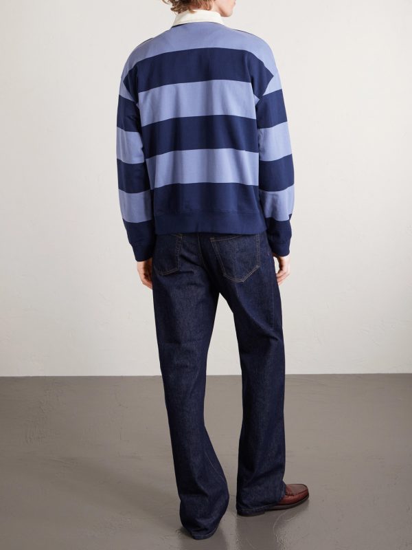 David 30043 Striped Organic Cotton Polo Shirt - BK David 30043 Striped Organic Cotton Polo Shirt - BK