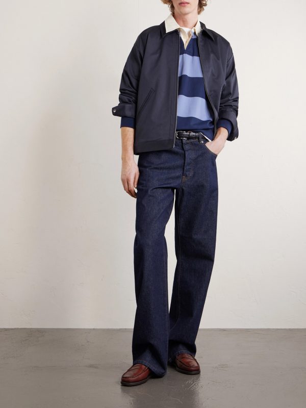 David 30043 Striped Organic Cotton Polo Shirt - OU David 30043 Striped Organic Cotton Polo Shirt - OU
