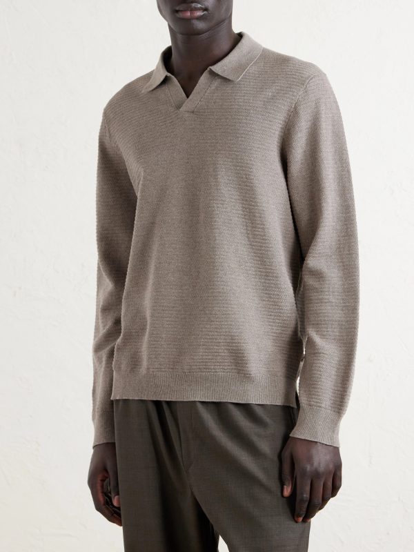 Paul 60019 Ribbed Organic Cotton Polo Shirt - FR Paul 60019 Ribbed Organic Cotton Polo Shirt - FR